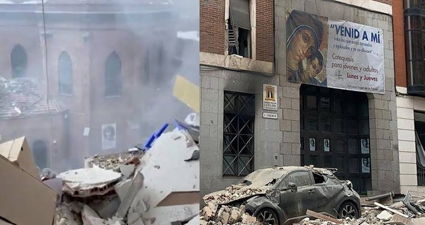 HOY / Sacerdotes paraguayos se salvan "de milagro" tras explosión en un edificio en Madrid