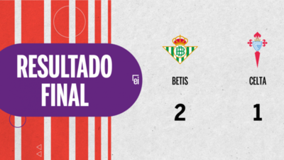 Con doblete de Sergio Canales, Betis derrotó a Celta