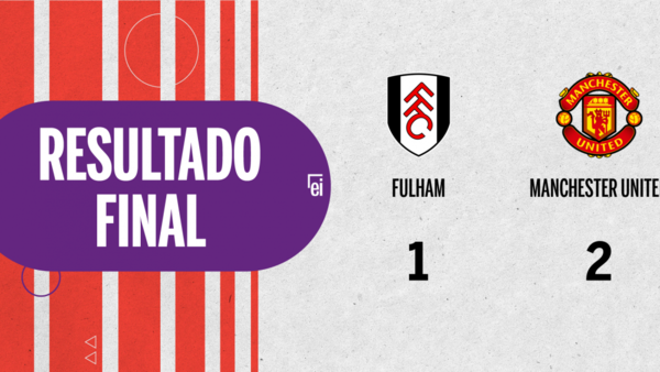 A Manchester United le alcanzó con un gol para vencer por 2 a 1 a Fulham