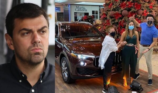 Volverán a sortear el Maserati “ganado” por esposa de Trovato