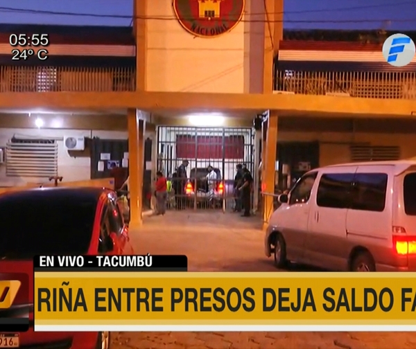 Riña entre presos con saldo fatal en Tacumbú