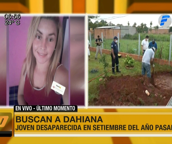 Intensa búsqueda de Dahiana Espinoza