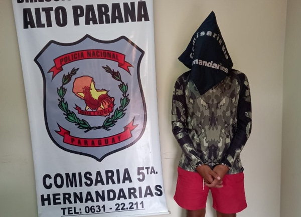 Aprehenden a un joven por sospecha de participar de robo agravado en Hernandarias – Diario TNPRESS