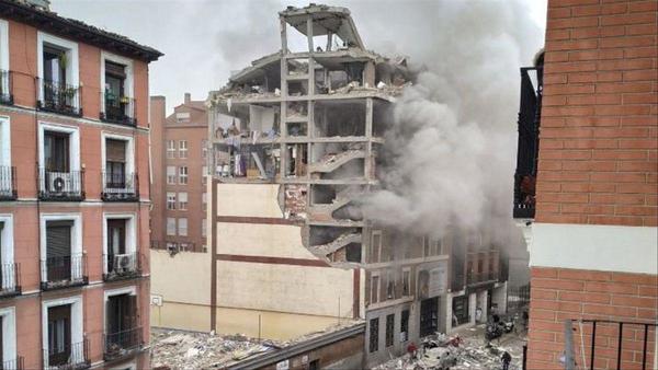 Explosión de gas en un edificio en Madrid – Prensa 5