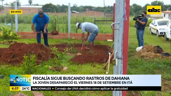 Siguen buscando a la joven Dahiana, desaparecida en septiembre del año pasado - ABC Noticias - ABC Color