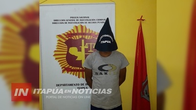 DETENIDO POR INTENTAR VENDER PARTES DE MOTOCICLETAS HURTADAS