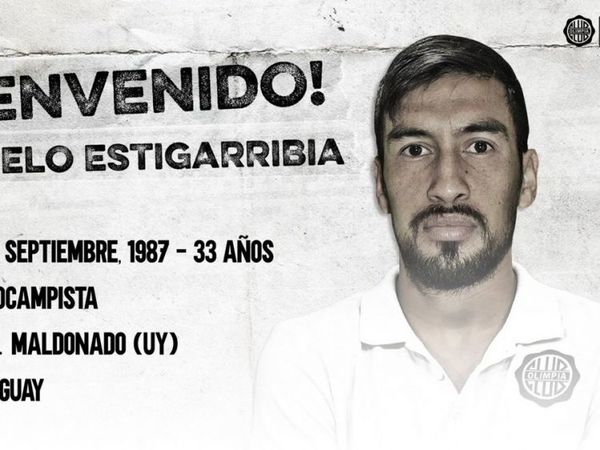 El volante Marcelo Estigarribia es nuevo jugador del Olimpia para la temporada 2021