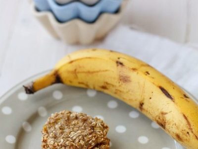 Cookies de avena y banana
