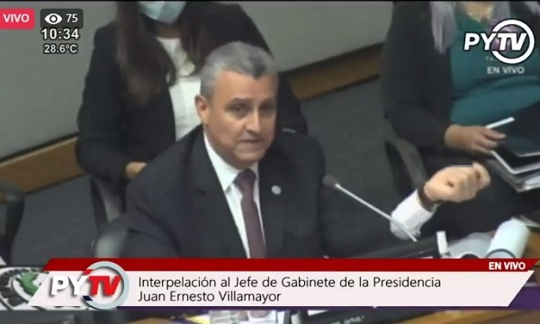 Inicia interpelación de Villamayor en Cámara de Diputados