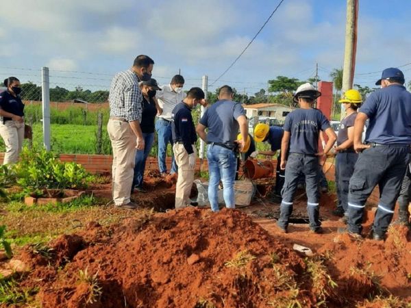 Caso Dahiana: Culmina búsqueda en pozo ciego sin mayores resultados