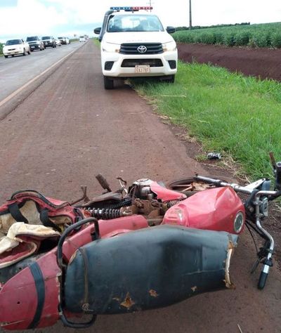 Motociclista herido tras choque con camión en Santa Rita - ABC en el Este - ABC Color