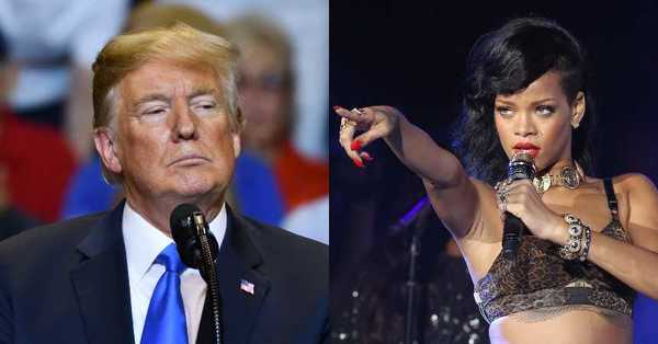 Rihanna se despide de Donald Trump “sacando la basura” - C9N