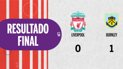 Por la mínima diferencia, Burnley se quedó con la victoria ante Liverpool en el estadio Anfield