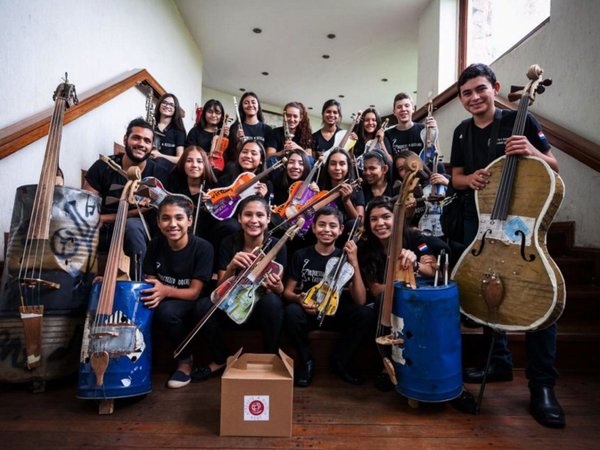 Orquesta de Reciclados avanza entre lo virtual y la ayuda social