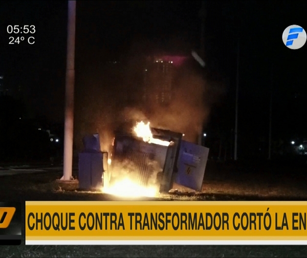 Choque deja sin energía eléctrica a Costanera de Asunción