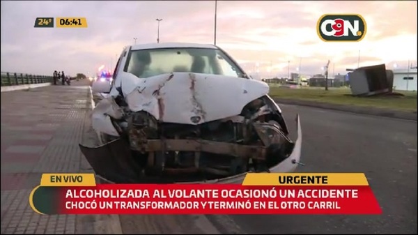 Noche y madrugada: Accidente en la Costanera de Asunción - C9N