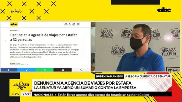 Agencia que habría estafado a 32 personas estaba inhabilitada - Nacionales - ABC Color