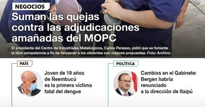La Nación / LN PM: Las noticias más relevantes de la siesta del 22 de enero