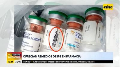 Ofrecían remedios de IPS en farmacia - ABC Noticias - ABC Color