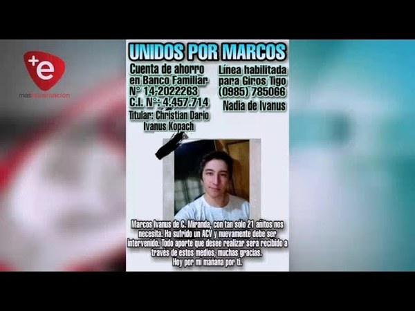 Organizan almuerzo solidario a favor de joven Mirandense que requiere de una urgente intervención