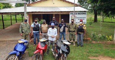 La Nación / Recuperan tres motos y detienen a un hombre en Concepción tras serie de hurtos