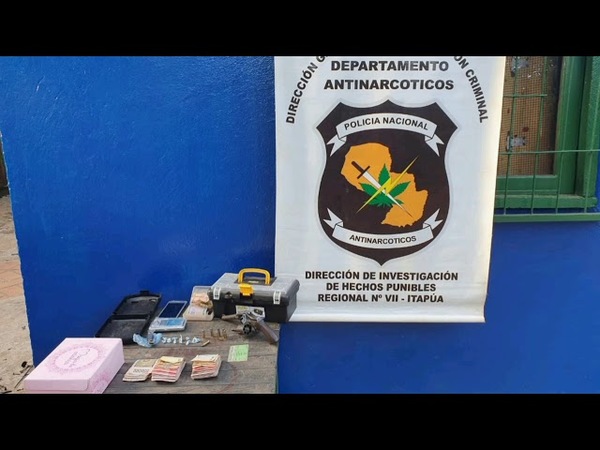 Una vez más, allanan casa de abuelito que sup. comercializa drogas en Arroyo Pora