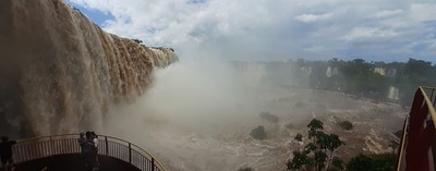 Cataratas del Yguazú, de la SEQUIA al EXCESO de agua
