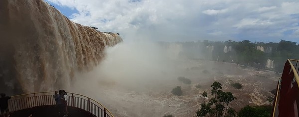 Cataratas del Yguazú, de la SEQUIA al EXCESO de agua