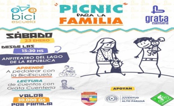 “Picnic para la familia” llega hoy al Lago de la República de CDE