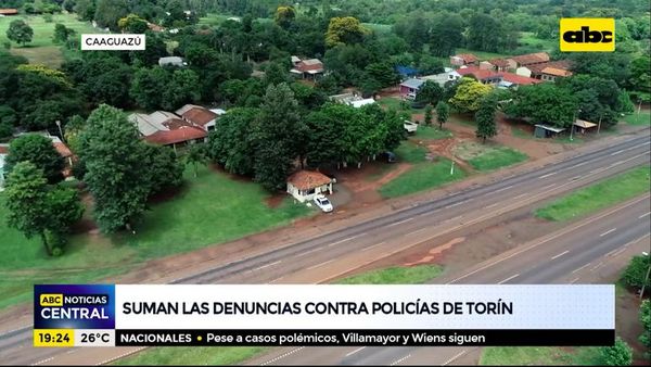 Suman las denuncias contra policías de Torín - ABC Noticias - ABC Color