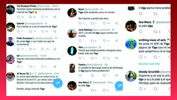 TIGO ES TENDENCIA EN TWITTER POR EL PÉSIMO SERVICIO - La Voz del Norte