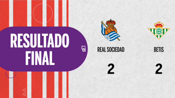 Empate a 2 entre Real Sociedad y Betis