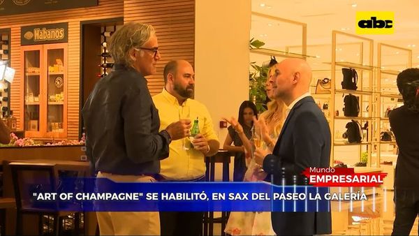 Mundo Empresarial: Habilitan “Art of Champagne”, en Sax del Paseo La Galería - Mundo empresarial - ABC Color