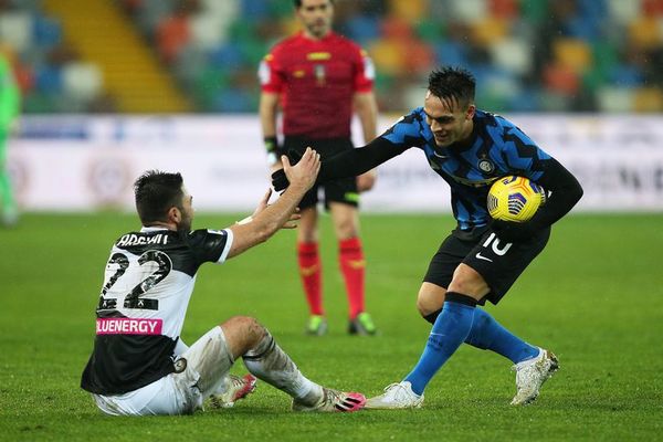 El Inter no pasa del empate en Udine - Fútbol - ABC Color
