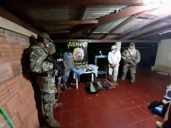 Capturan a brasileños que procesaban cocaína