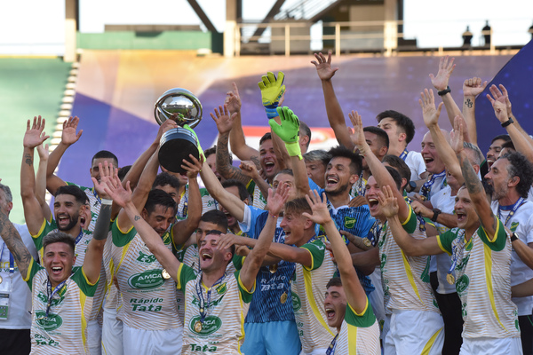 Ahí está el flamante campeón de la Copa Sudamericana