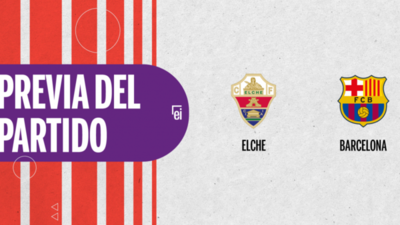 Elche recibirá a Barcelona por la Fecha 20