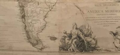 Subastan mapa de América del Sur prohibido por el rey Carlos III