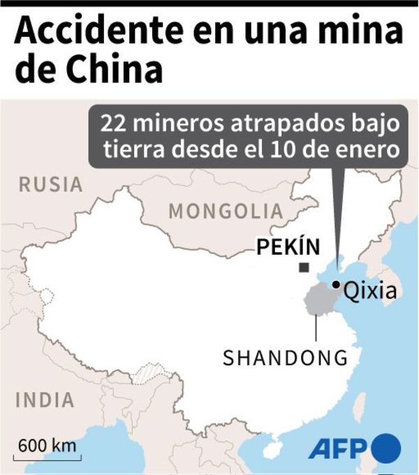 Rescataron a 11 mineros atrapados desde hace dos semanas en una mina de oro en China - Mundo - ABC Color