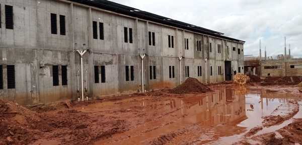 Avanzan obras del nuevo centro penitenciario de Emboscada que tiene un 62% de avance | .::Agencia IP::.