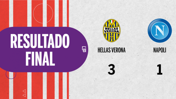 Hellas Verona goleó a Napoli por 3 a 1