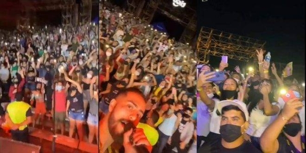 HOY / Descontrol en concierto en Sanber: organizador critica a la prensa