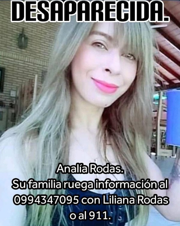 Buscan a joven desaparecida hace dos meses