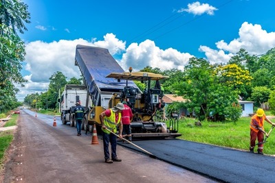 Pavimentación asfáltica del acceso a Colonia San José Obrero, con 85% de avance | .::Agencia IP::.