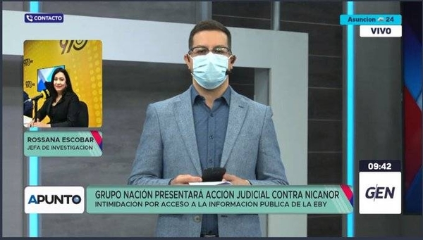 HOY / Rossana Escobar, jefa de Investigación del Diario La Nación, sobre la acción que será presentada contra Nicanor Duarte