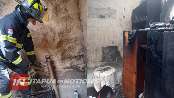 INCENDIO EN VIVIENDA DE SAN ISIDRO ENCARNACIÓN