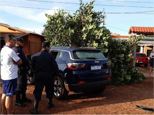 Vehículo de policía asesinado habría sido robado en Brasil, presumen