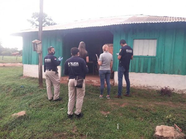 Allanan viviendas en caso de abuso y crimen de joven en Coronel Oviedo