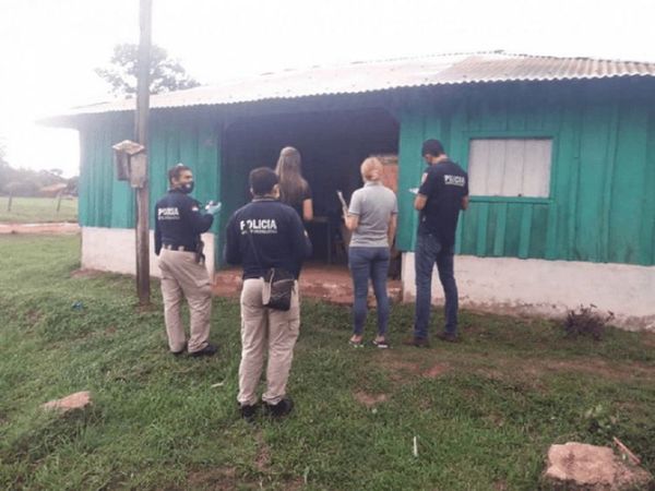 Fiscalía allana viviendas en caso de abuso y crimen de joven en Coronel Oviedo