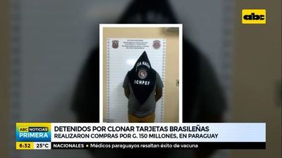 Detenidos por clonar tarjetas brasileñas - ABC Noticias - ABC Color
